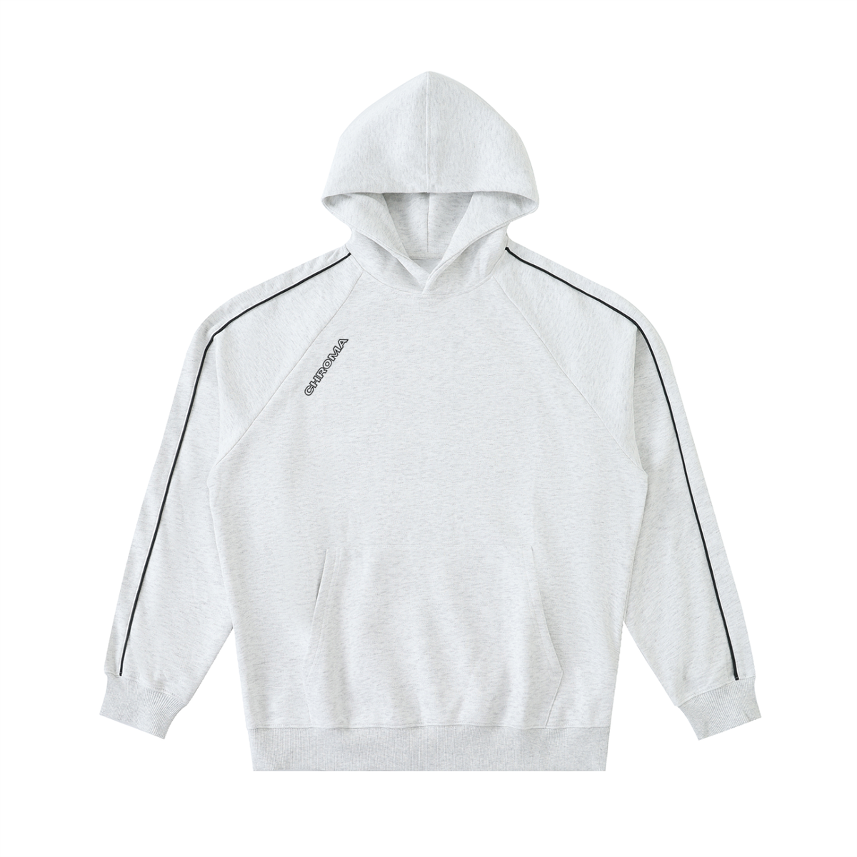 Contrast Piping Hoodie